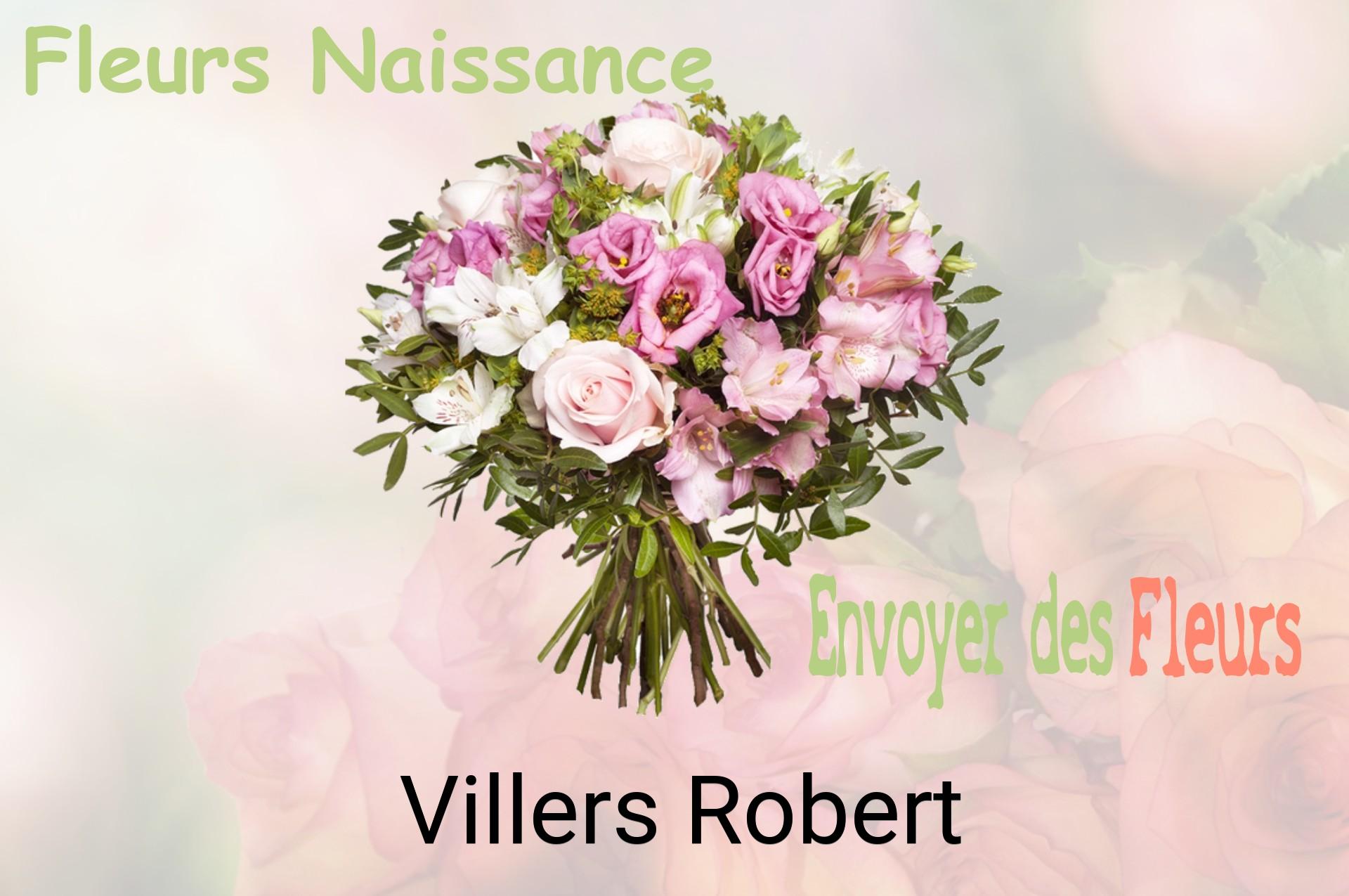 Bouquet de fleurs de naissance livré à Villers-Robert